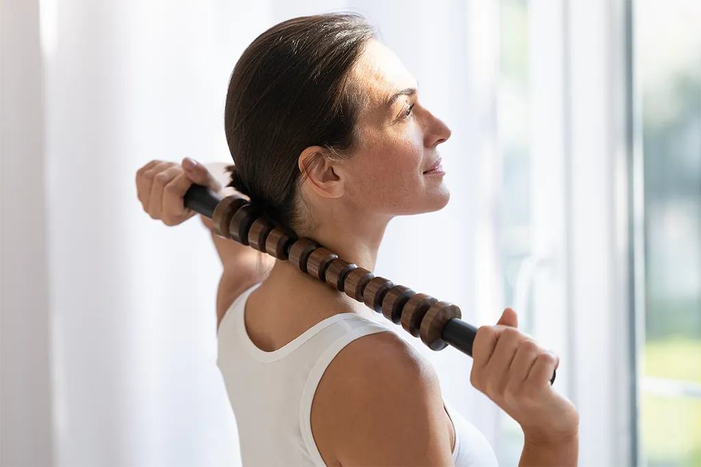 Sport und Spiele - Styleholz Woodstick Expert Faszienrolle